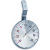teploměr okenní kulatý 7cm kovový 14.5003
