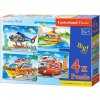 Castorland Puzzle Cesta okolo sveta 4v1 (8,12,15,20 dielikov)