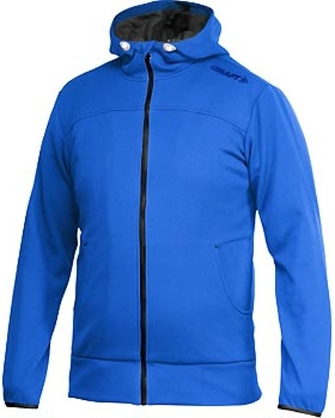 Craft mikina Leisure Full zip Hood modrá