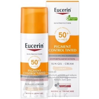 Eucerin Sun emulzia pigment control svetlá SPF50+ 50 ml