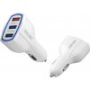 Nabíjačka do auta 12-32V WK-008 3xUSB Rýchle nabíjanie 3.0 5V7A biela