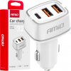 Nabíjačka do auta 2x USB-A + USB-C 32W 12/24V AMiO-03890