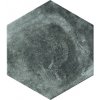 Dlažba Cir Miami pitch black 24x27,7 cm mat 1063331, 0,970 m2