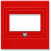 Kryt zásuvky USB/HDMI/VGA/repro cervená Levit (ABB)
