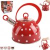 Čajník s píšťalkou červený 1,8 l Karin - Orion - Orion