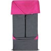 Emitex 2v1 SEBI softshell fleecový tm.sivý fuchsia