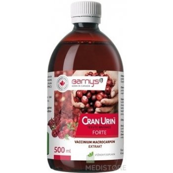 Barny's Cran-Urin Brusnice Forte extrakt z brusníc 500 ml