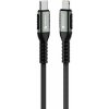 Forcell C259 USB-C na Lightning PD 3A 27W Cafule 0,5m čierny