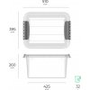Siguro Pro Box 32 l 39,5 x 26 x 51 cm transparentný
