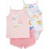 CARTER'S Set 3dielny body na ramienka, tielko, kraťasy Pink Sunshine dievča 9m