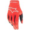 rukavice RADAR, ALPINESTARS, dětské (červená/stříbrná, vel. L)