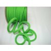 Šnúra bavlna odevná,aranžérska,zelená