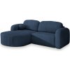 Rohová rozkladacia sedačka Amilia P - modrá Strana: Ľavá