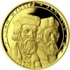 Česká mincovna zlatá minca minca Jan Hus a John Wycliff 2013 Proof 2 Oz