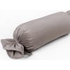 Biante Zamatový vankúš valec bonbon Velvet Prémium SVP-015 Latte 15x80 cm
