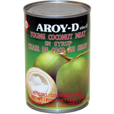 Aroy D Mladé kokosové dužiny v sirupe 425 g