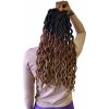 Gypsy locks Crochet čierna-hnedá-svetlá hnedá T1B/30/33