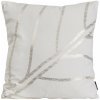 Takoy Zamatová Obliečka na vankúš BLINK 38 s modernou zlatistou potlačou listov-HF-395894 | 45 x 45 cm