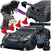 Diaľkovo ovládané driftovacie auto 4x4 čierne 1:24 s LED podsvietením