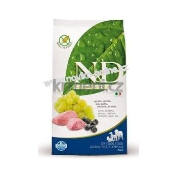 N&D Grain Free Dog Adult Lamb & Blueberry 2,5 kg