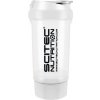 Scitec Traveler shaker 500ml + zásobník - bílý