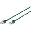 Digitus DK-1632-A-020S-G RJ45 sieťové káble, prepojovacie káble CAT 6A F/FTP 2 m zelená farebne odlíšený, tienený, točený drôt, s priechodkou chrániacou proti; DK-1632-A-020S-G