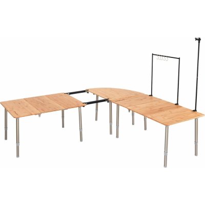 Kempingový stôl KingCamp Bamboo SET (6927194789808)