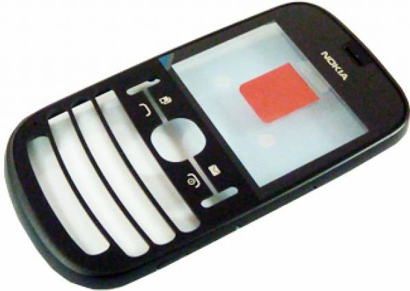 KRYT NOKIA ASHA 200 PREDNÝ sivý