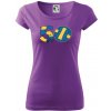 Volejbal okrúhle narodeniny 50 - Dámske tričko Pure - 2XL ( Fialová )