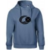 Florbal lopta - Oversized mikina dámská Moon - kratšia + širšia - XS ( Denim )