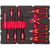 Milwaukee 4932493637 PACKOUT pěnová vložka s VDE nářadím pro elektrikáře (Sada 10 dílů)
