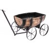 Kvetináč Strend Pro Woodeff, 41,5x29x19cm, whiskey barel wagon