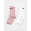 Converse Stars Retro Logo Crew 2Pk (white/horizon pink) 37-42, biela