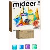 Mideer SADA Stavebnica Dinosaury 48 ks + Magnetické dieliky chladné farby CELKOM 68 ks