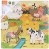 Viga puzzle s úchyty Farma 4 ks