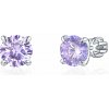 Olivie Strieborné 7mm náušnice PIPPI PURPLE 7967 Ag 925; ≤2,2 g.