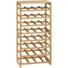 REGÁL NA VÍNO 32 fliaš vysoký BAMBUS 89x24x45