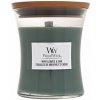 WoodWick Mint Leaves & Oak 275 g vonná svíčka