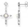 Thomas Sabo H2312-167-14 Silver Earrings Cross Romance Silver