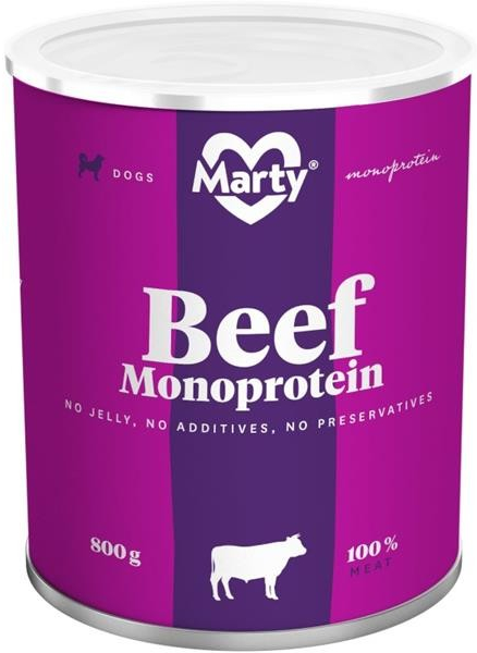 Marty Monoprotein Beef 800 g