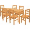 IDEA nábytok Jedálenský stôl 11164V + 6 stoličiek 1221V TORINO vosk