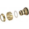Zehnder - Zverné skrutkovanie na plastové rúrky, 2 ks, priemer 16x2,0 mm, mosadz 842060
