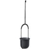 Lamela Závesný plastový kvetináč LUCA JUMPER 180 18x18cm antracit