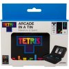 Tetris hra v plechovej krabičke