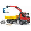 Bruder 3651 Mercedes Benz Arocs so sklápačkou a hydraulickou rukou