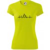 EKG hrnček kávy - Dámske Fantasy športové (dresovina) - XL ( Neonová žltá )