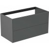 Ideal Standard Umývadlová skrinka, 100x54x51 cm, 2 zásuvky, matný antracit T4357Y2
