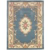 Flair Rugs , Ručne všívaný kusový koberec Lotus premium Blue, 150x240, modrá, chodba / predsieň