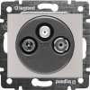 Legrand Valena - Zásuvka TV-RD-SAT - koncová, hliník - 770136