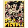 Diamantové maľovanie - PULP FICTION Rámovanie: bez rámu a bez vypnutia plátna, Rozmer: 40x50 cm